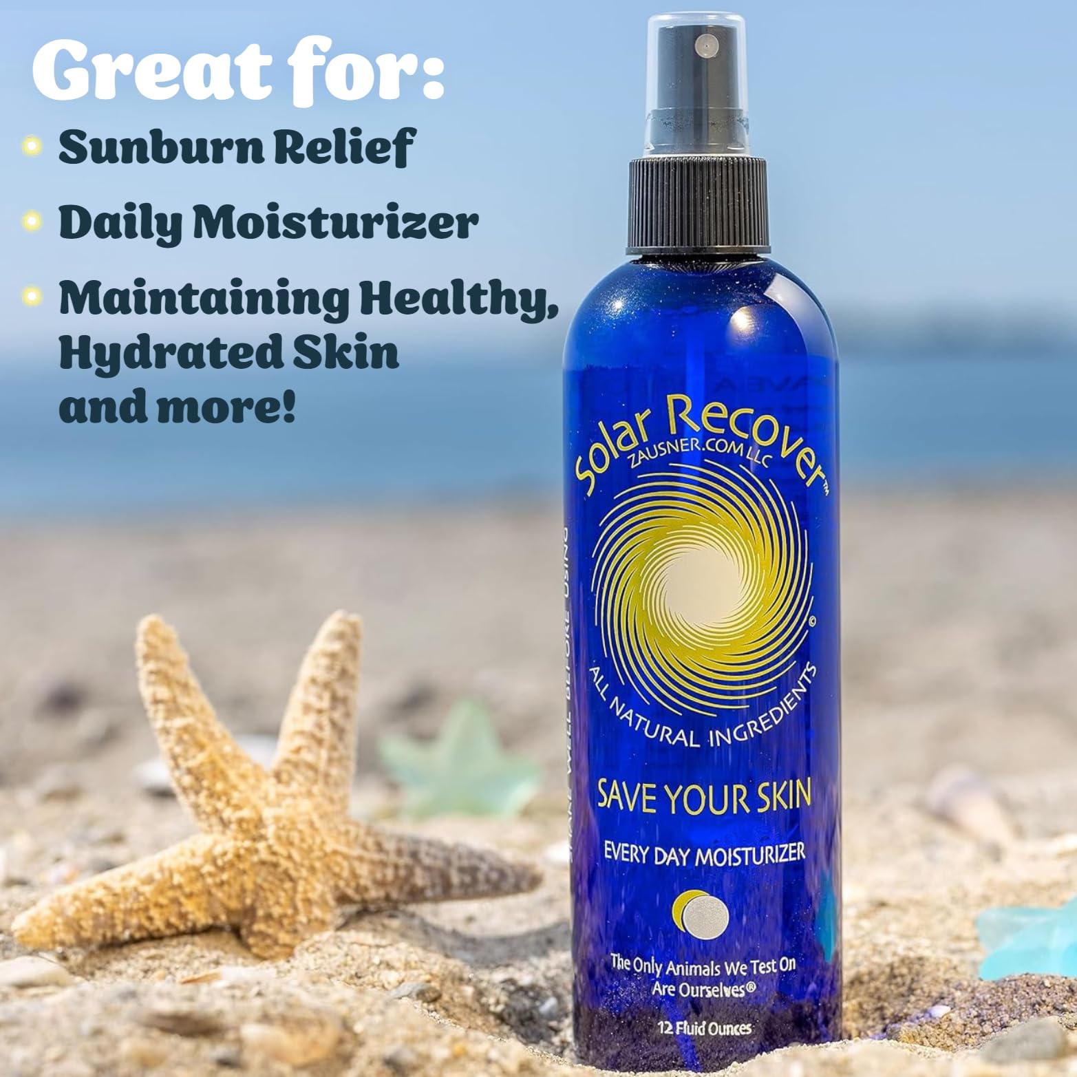 Solar Recover After Sun Moisturizing Spray 2 Pack – Hydrating Facial & Body Mist