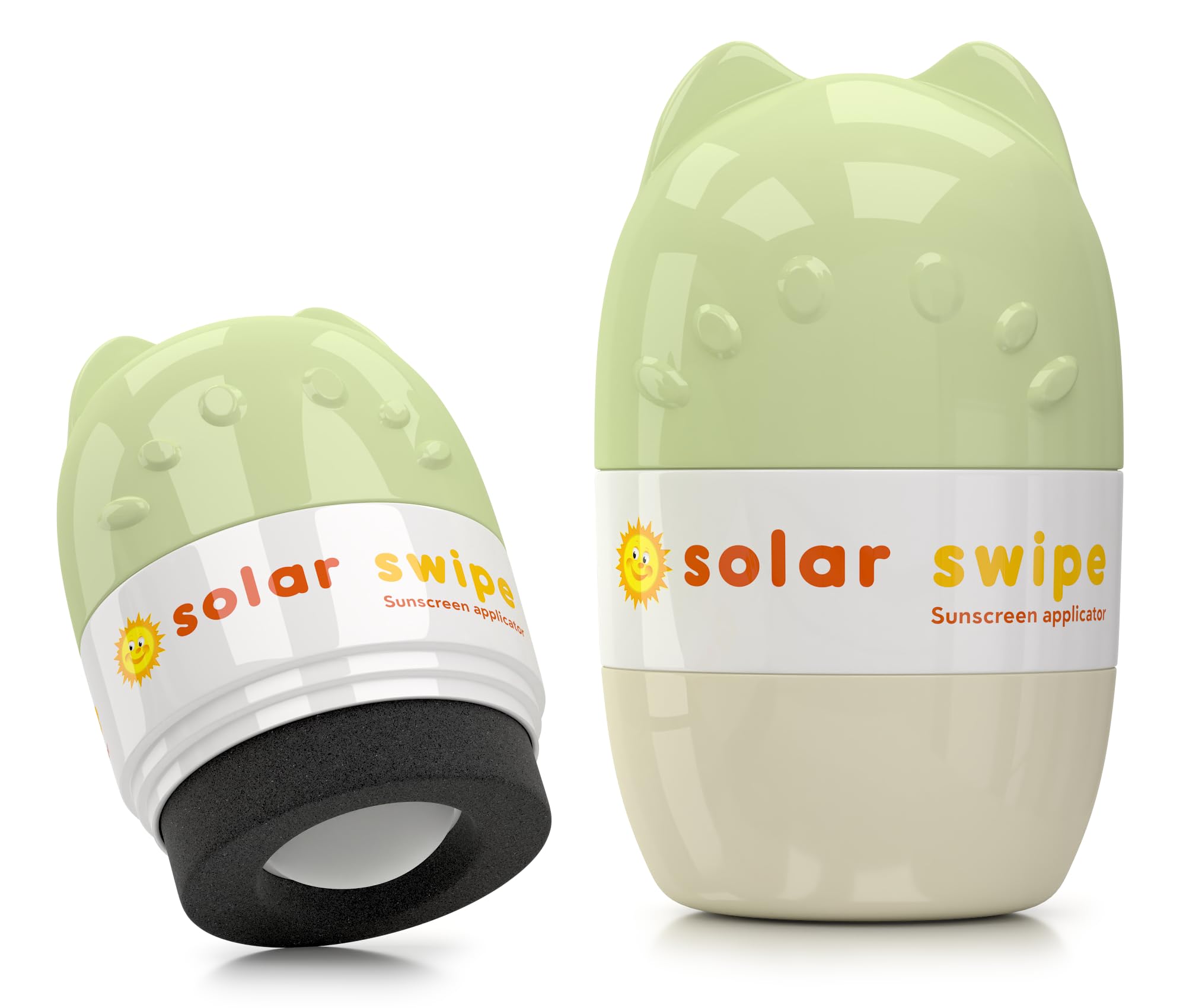 Solar Swipe Sunscreen Applicator – Portable, Refillable, Mess-Free for All Ages