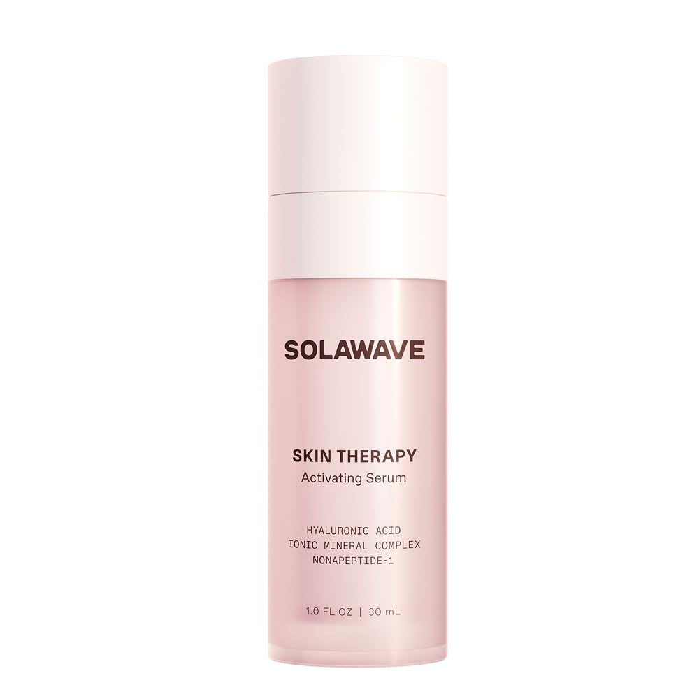 Solawave Wand Skin Therapy Activating Serum | Hyaluronic Acid & Peptides for Hydration, Glow
