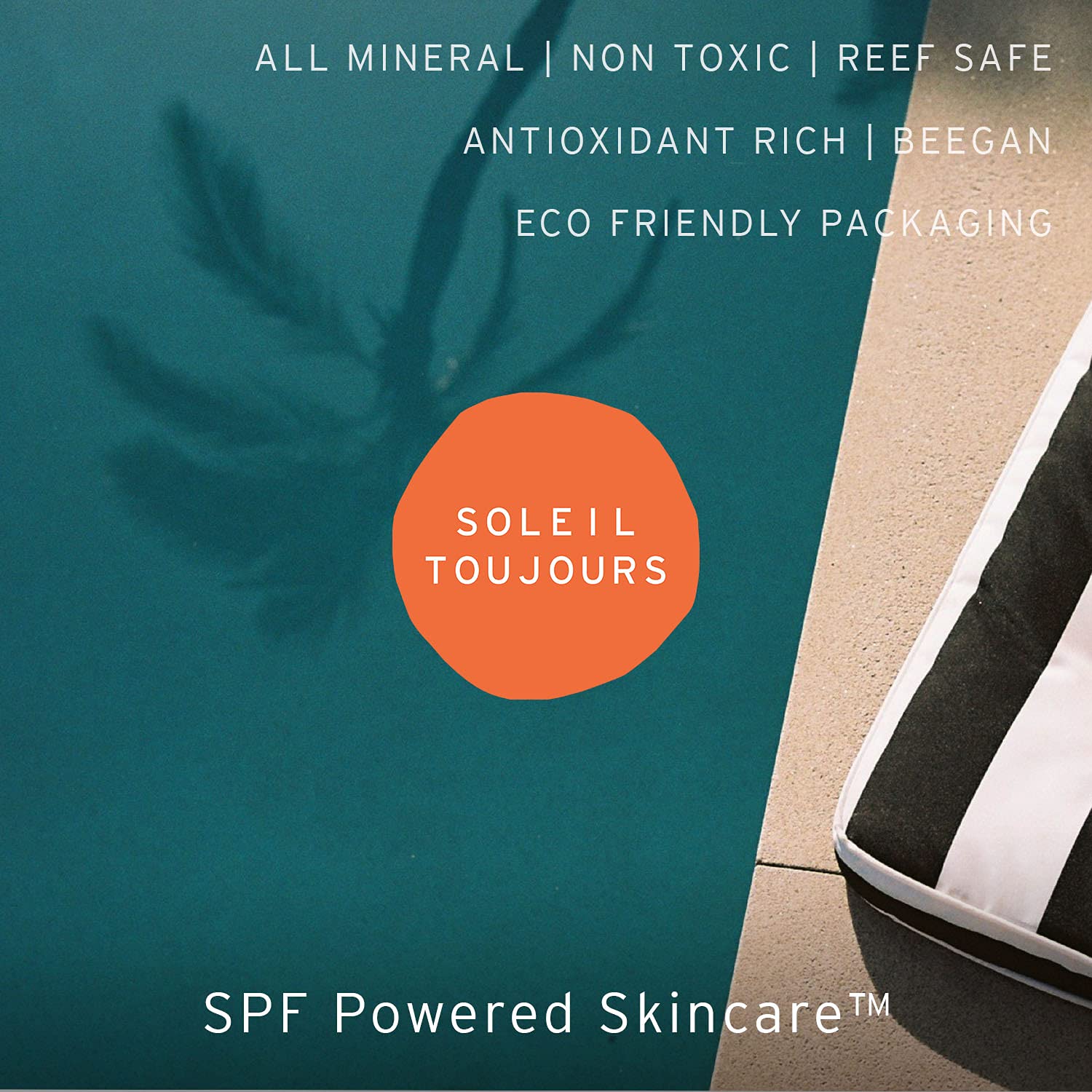 Soleil Toujours EcoSun Complex Mineral Lip Mask SPF 30 – Peptide-Infused Lip Treatment for Hydration, Collagen Support & Clear Mineral SPF