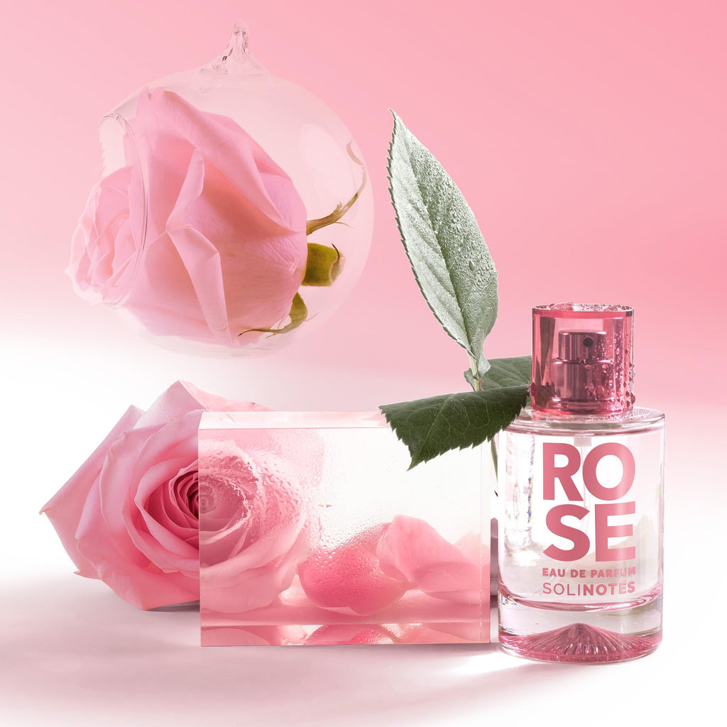 Solinotes Rose Perfume for Women – 1.7 Fl Oz / 50 ml – Clean, Vegan, Cruelty-Free, Made in France