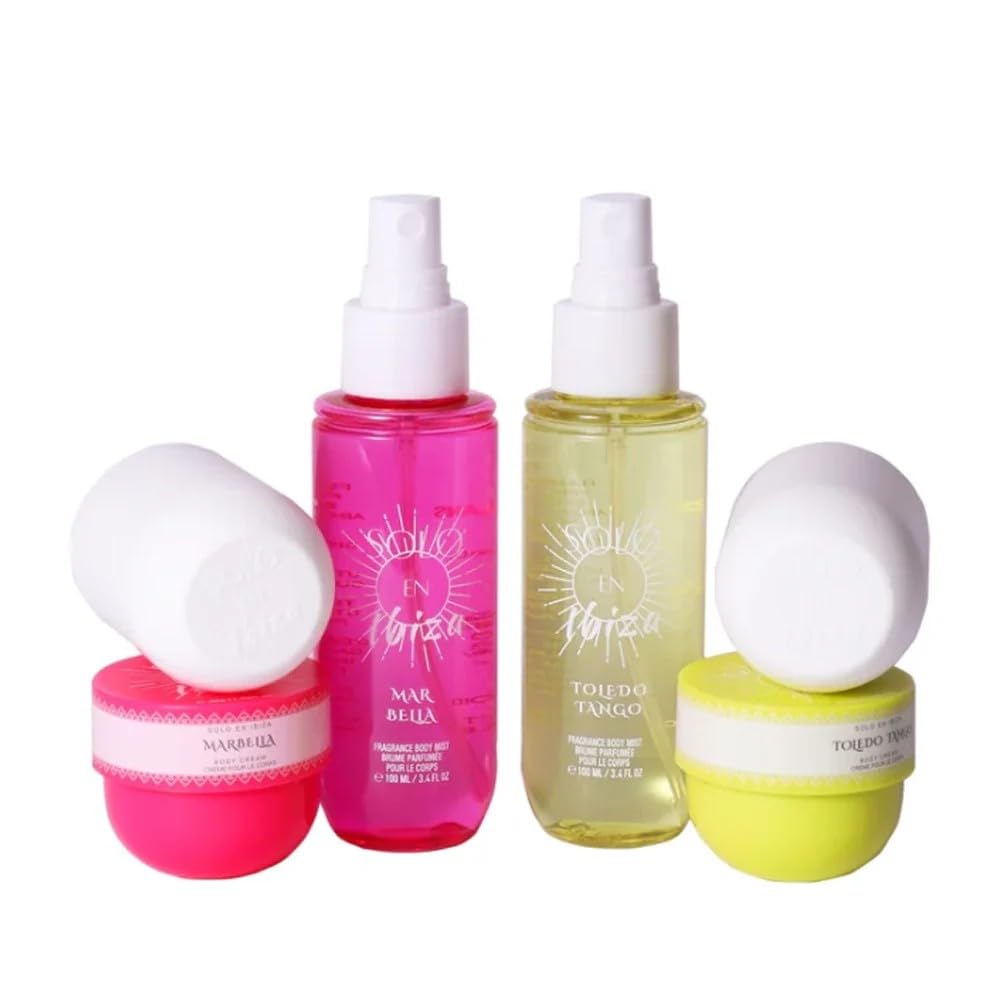 Solo en Ibiza Gift Set: Marbella & Toledo Tango Mists & Creams