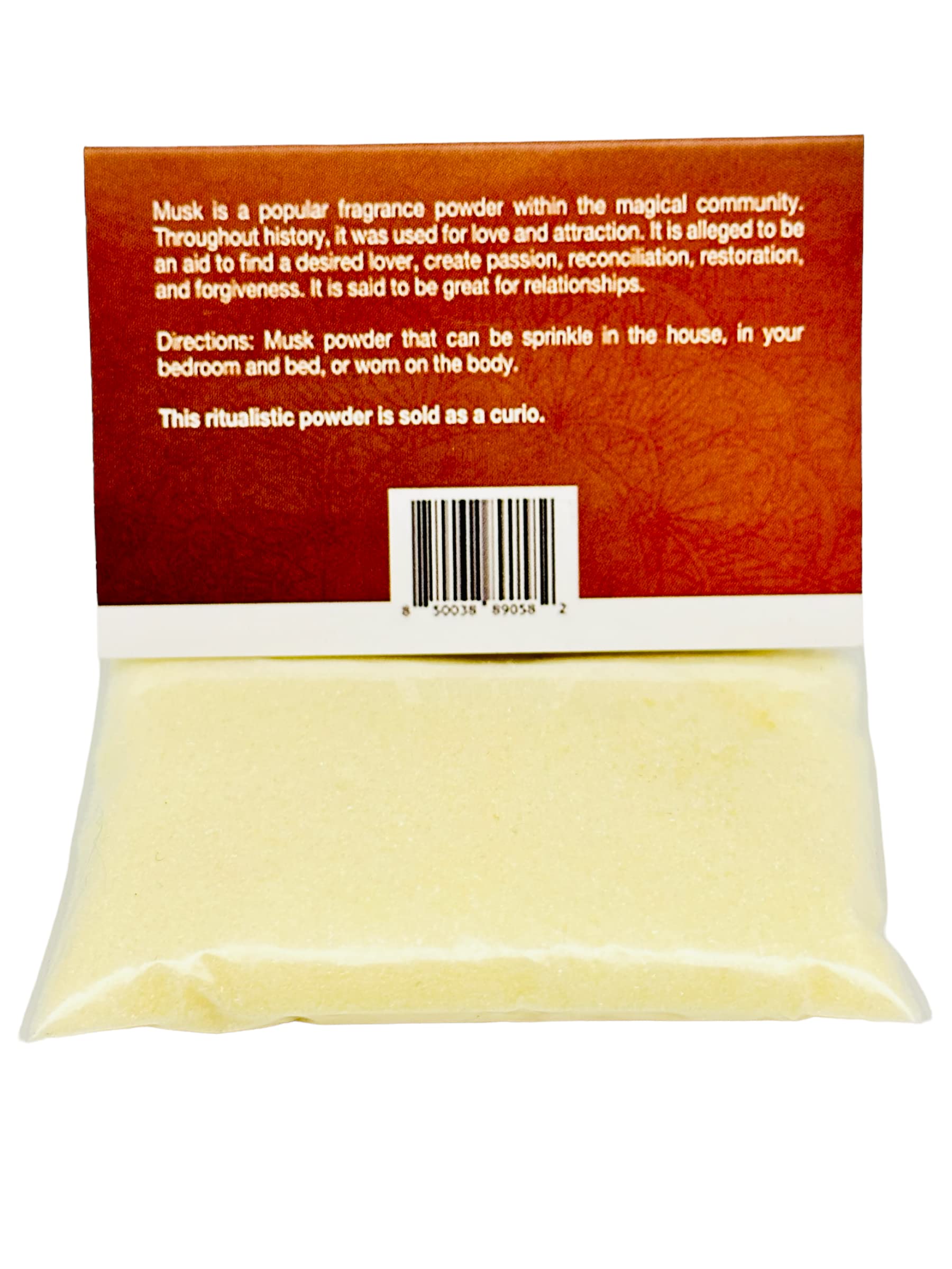 Solo Therapy Musk Powder 1 oz (Pack of 2) – Musk Powder for Love, Commitment, Reconciliation & Forgiveness (Spells, Magick, Charms)