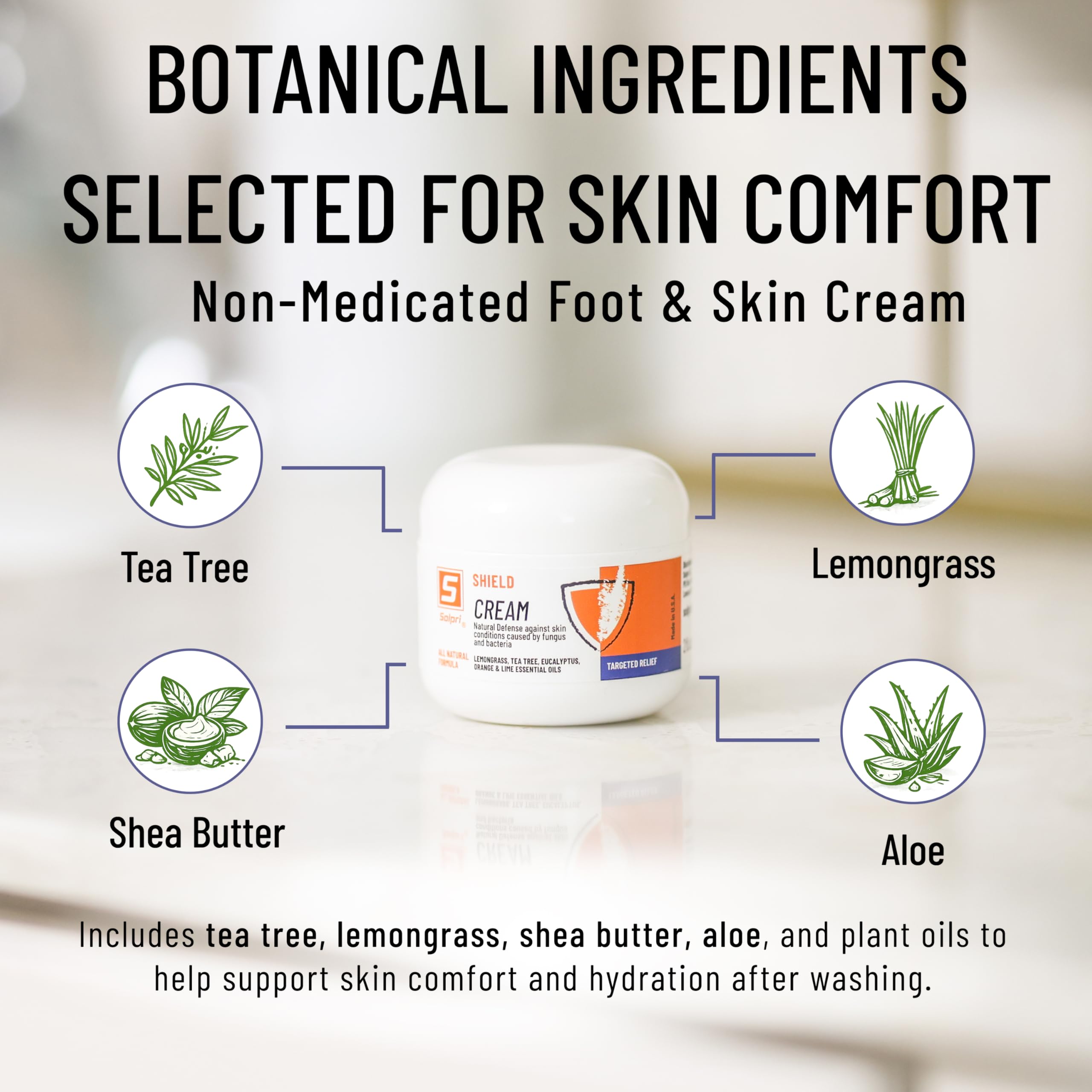 Solpri Shield Foot Cream – Thick Moisture for Athletes & Active Skin