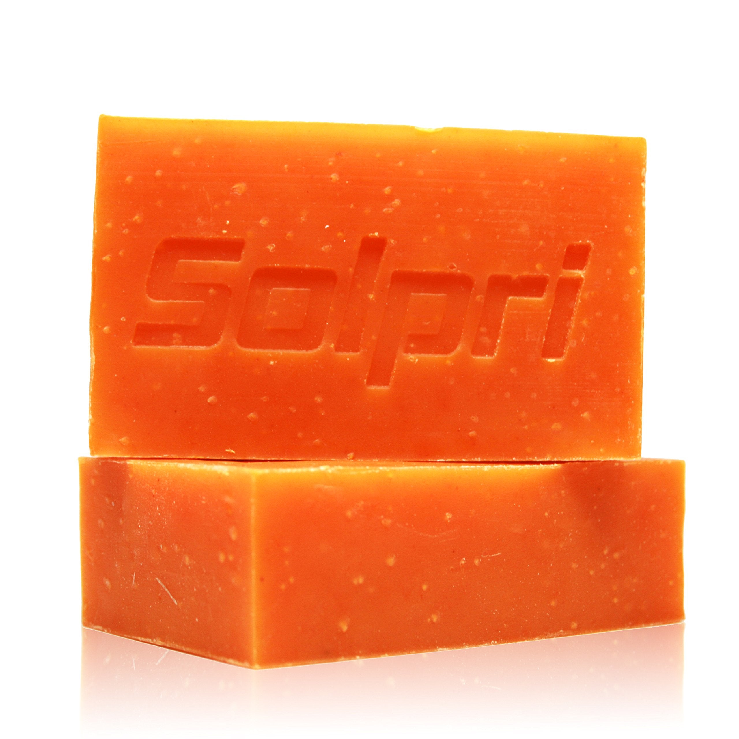 Solpri Shield Tea Tree Soap Bar with Lemongrass & Eucalyptus – 4 oz x2 – Cold-Process, Made in USA