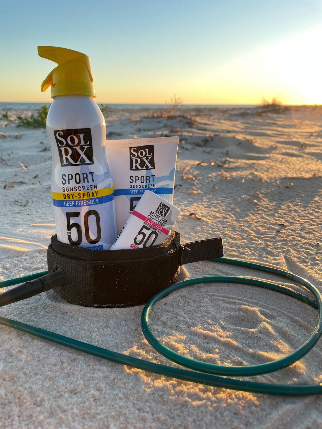 SolRX Mineral SPF 50 Sunscreen Stick for Face – Clear, Non-Greasy, Reef-Safe (Pack of 2)