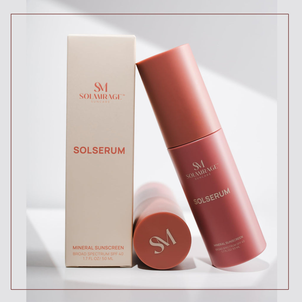 Solserum Mineral Sunscreen SPF 40 — Dermatologist-Formulated Tint with Niacinamide & Antioxidants (No White Cast)