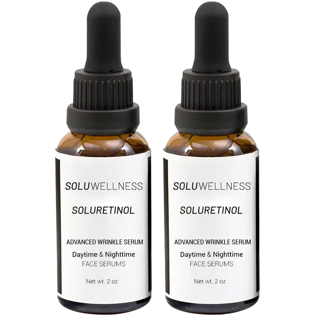 SOLUWELLNESS Soluretinol Advanced Wrinkle Serum + Skin Renewing Day & Night System