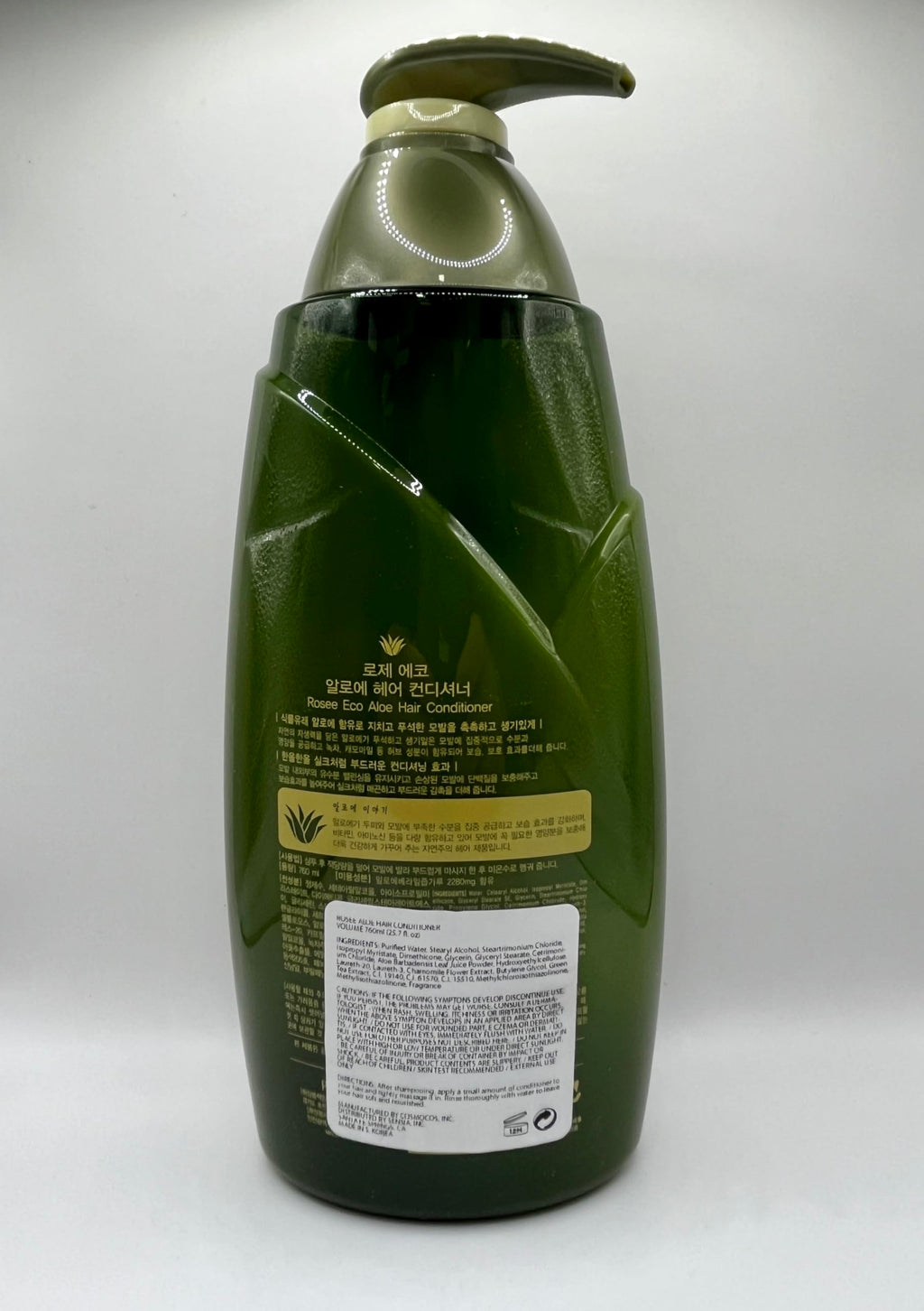 SOMANG ROSEE ECO ALOE HAIR CONDITIONER 760ml | Moisturizing Aloe, Chamomile & Green Tea