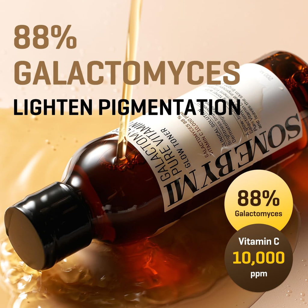 SOME BY MI Galactomyces Vitamin C Glow Toner - 200ml | Brightening Korean Skincare