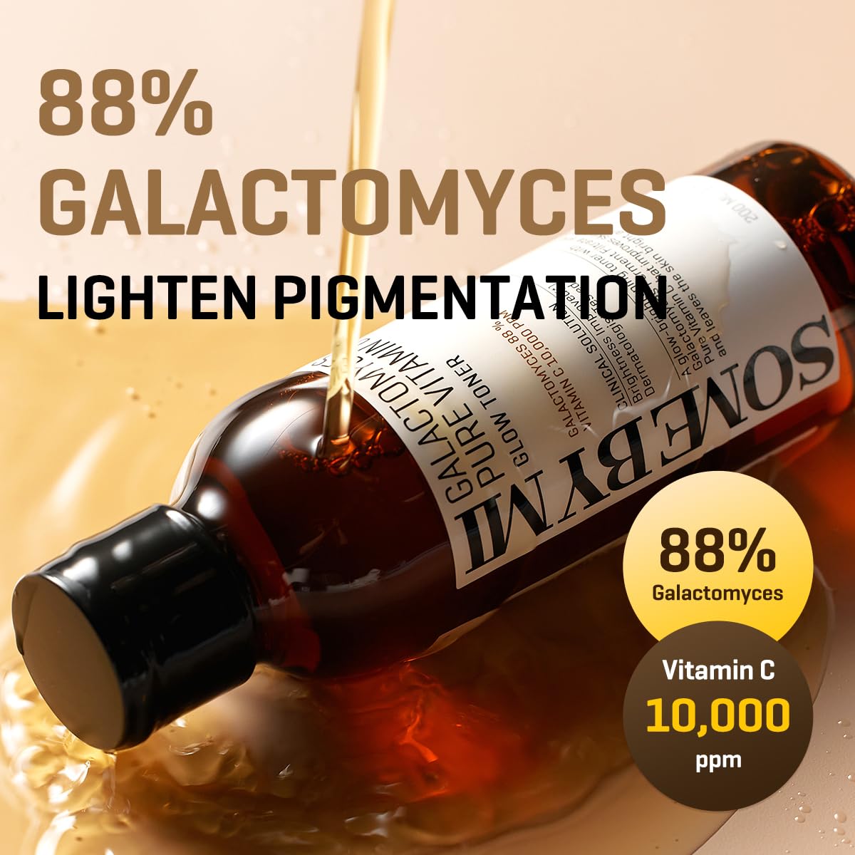 SOME BY MI Galactomyces Vitamin C Glow Toner - 200ml | Brightening Korean Skincare