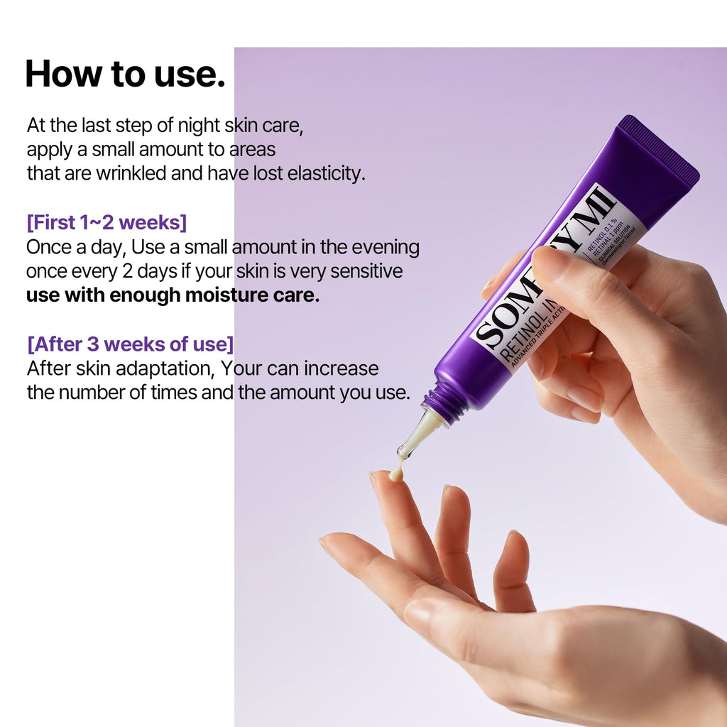SOME BY MI Retinol Intense Advanced Triple Action Eye Cream – 1.01 Oz / 30 ml | Under-Eye Brightening & Fine Line Smoothing