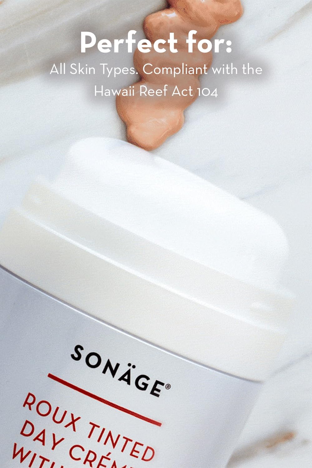 Sonage Roux Tinted Moisturizer SPF 30 – Mineral Sunscreen, Lightweight Sheer Coverage
