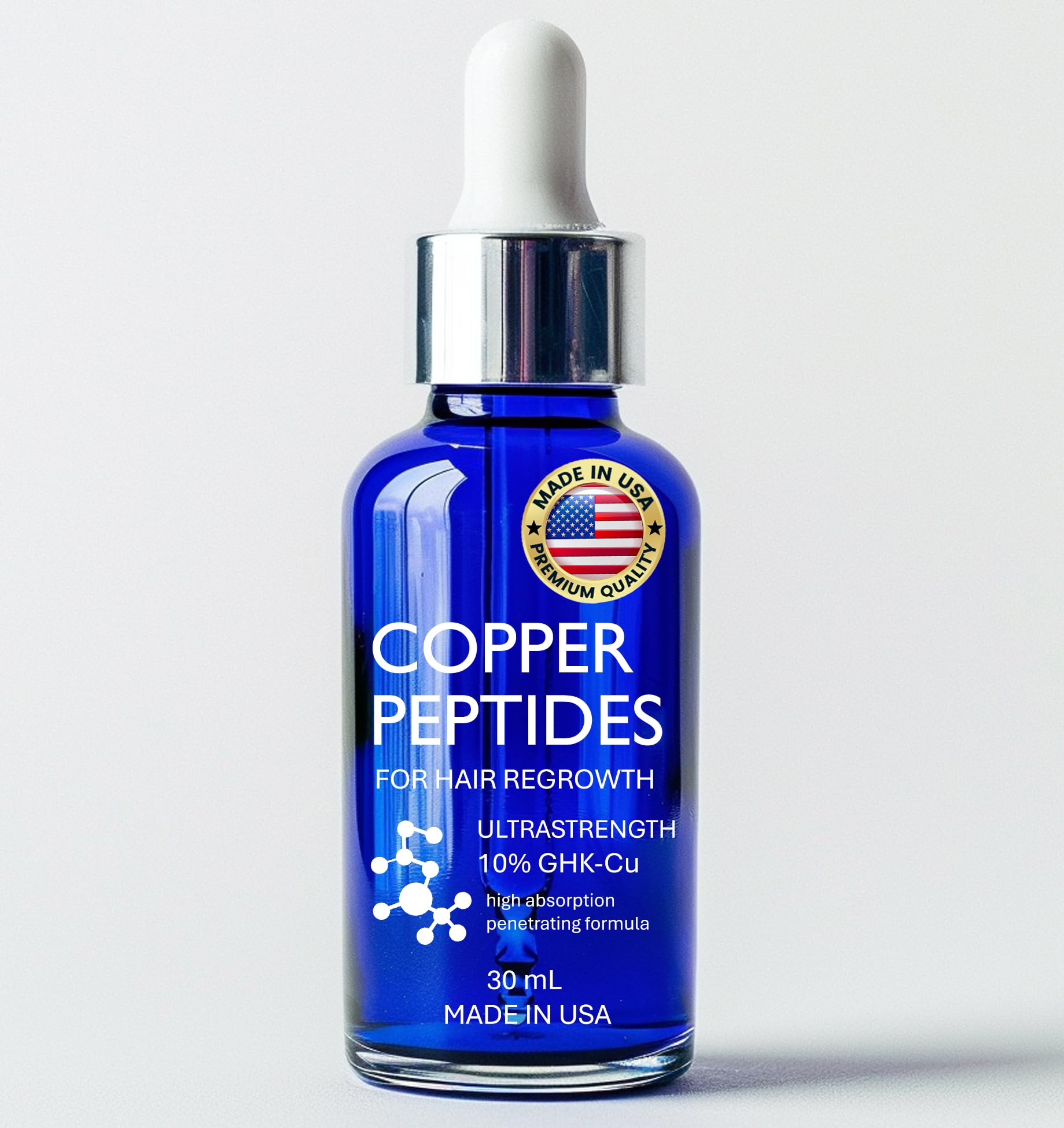 Sonora Supply Co. Copper Peptides for Hair Growth – Ultrastrong 10% Liposomal Serum (Made in USA)