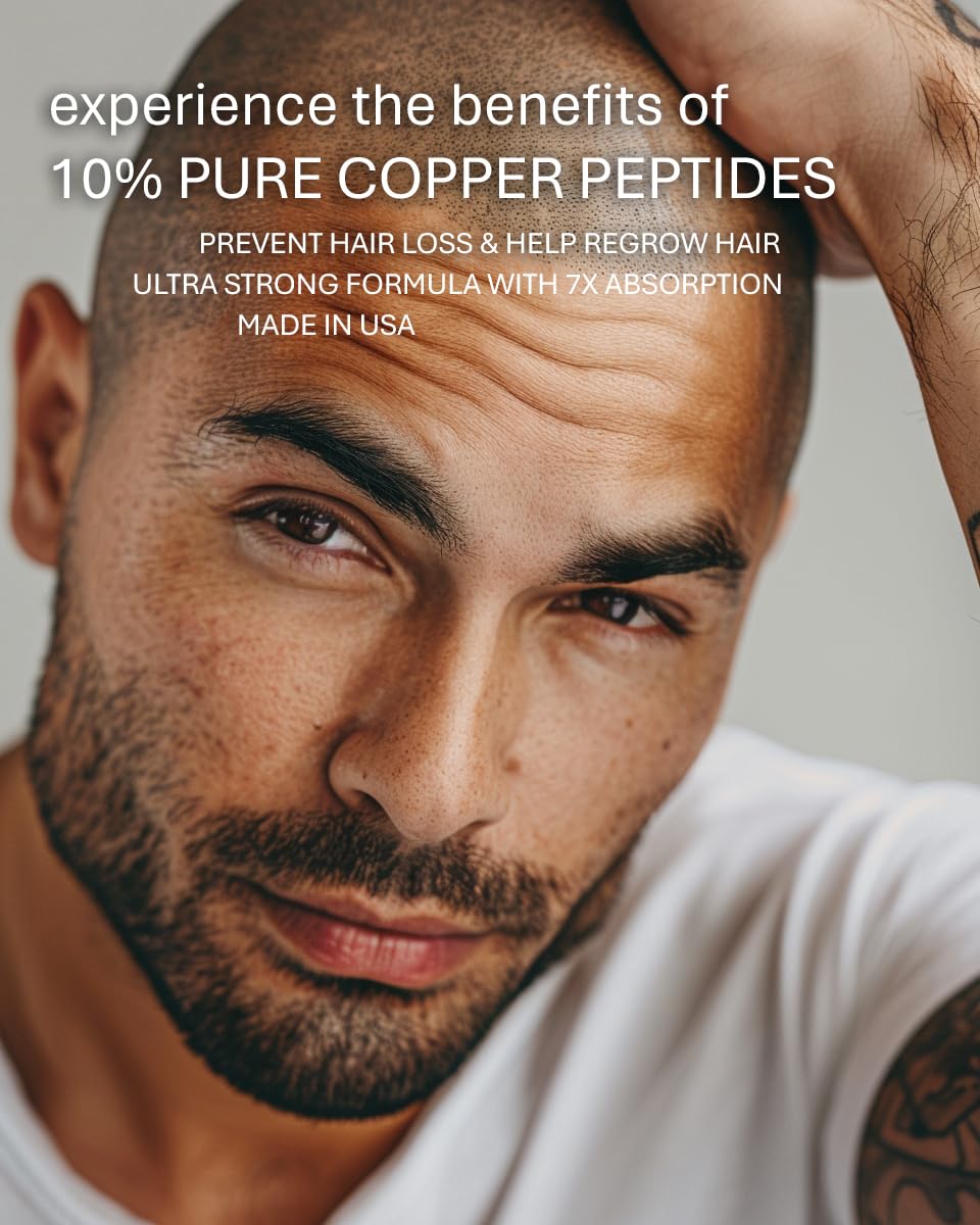 Sonora Supply Co. Copper Peptides for Hair Growth – Ultrastrong 10% Liposomal Serum (Made in USA)