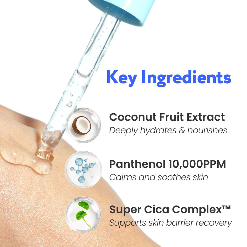 SOONDING Coconut Water Glow Calming Serum | Hydrating, Soothing Korean Skincare for Sensitive Skin