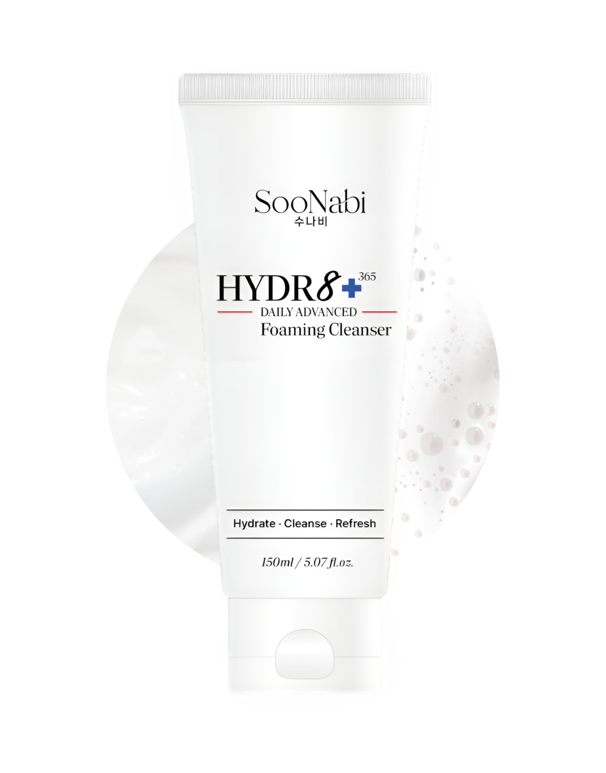 SooNabi HYDR8+ 365 Daily Foaming Cleanser – Gentle Hydration for All Skin Types | 150ml