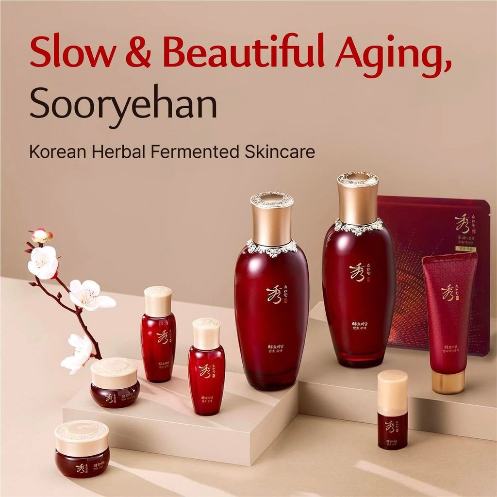 Sooryehan Hyobidam Fermented Bundle Gift Set – Hydration & Anti-Aging Skincare (14 fl oz total)