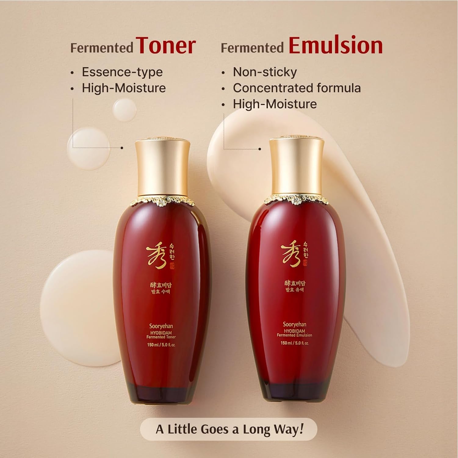 Sooryehan Hyobidam Fermented Bundle Gift Set – Hydration & Anti-Aging Skincare (14 fl oz total)