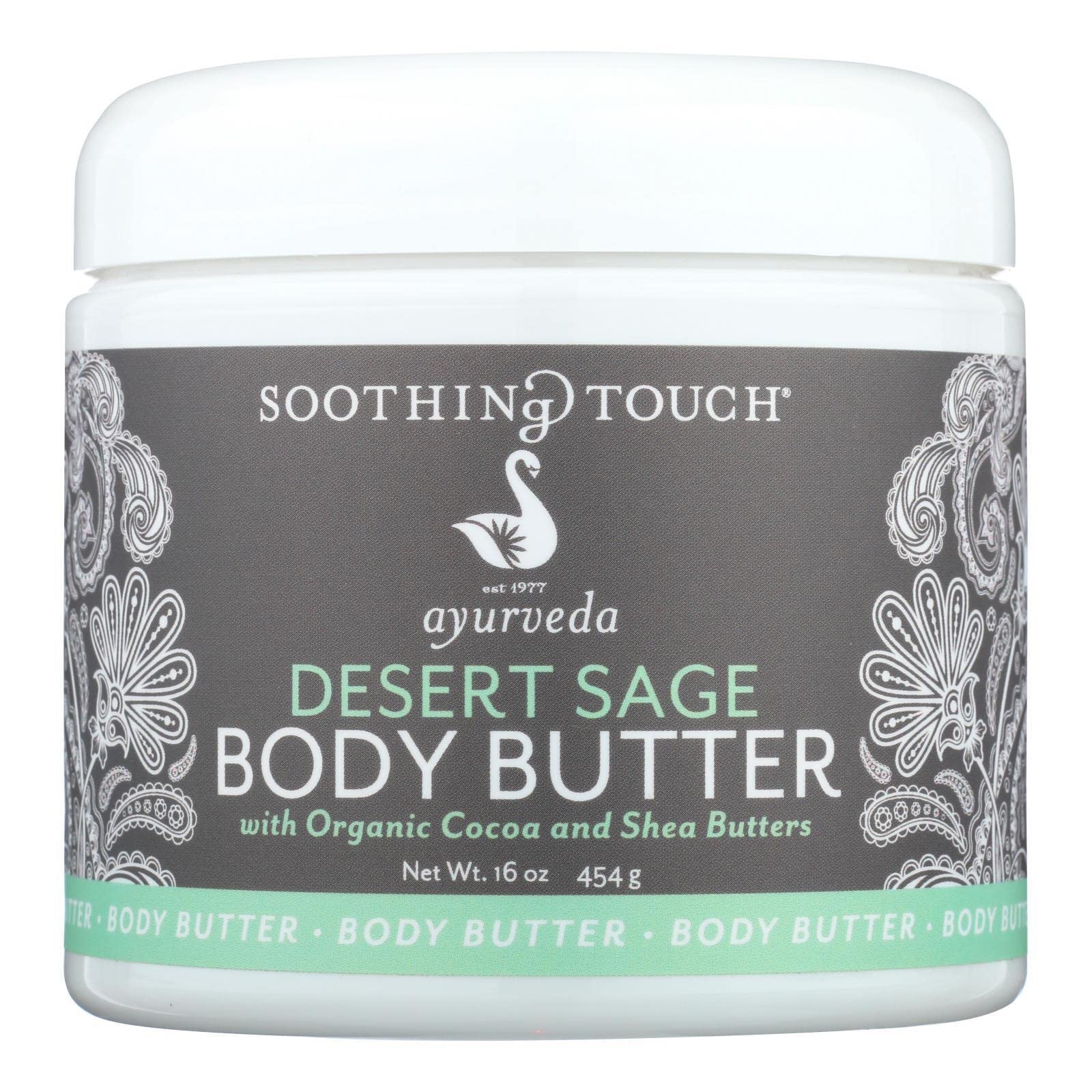 Soothing Touch Desert Sage Body Butter – 16 oz | Deep Moisture, Quick Absorption