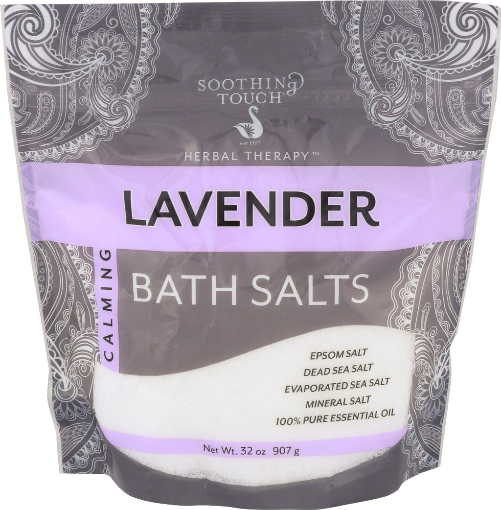 Soothing Touch Lavender Bath Salts Pouch – 32 oz