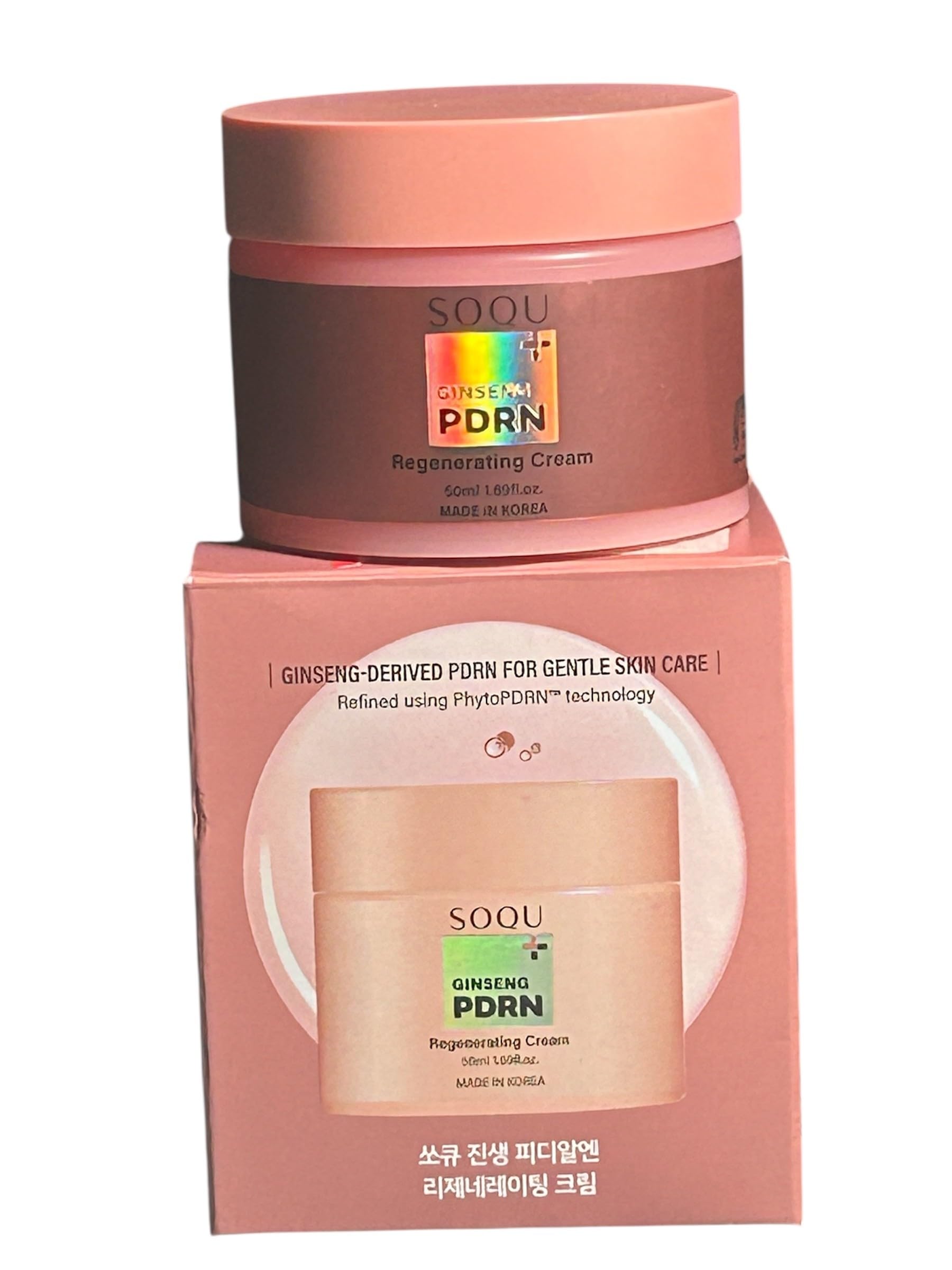 SOQU Ginseng PDRN Regenerating Cream | Rejuvenating Facial Moisturizer