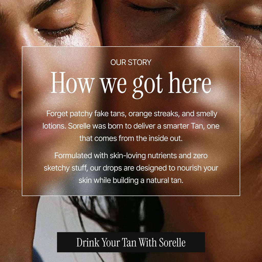 Sorelle Tanning Drops to Drink - 100% Natural, Drinkable Sunless Tan (50ML)