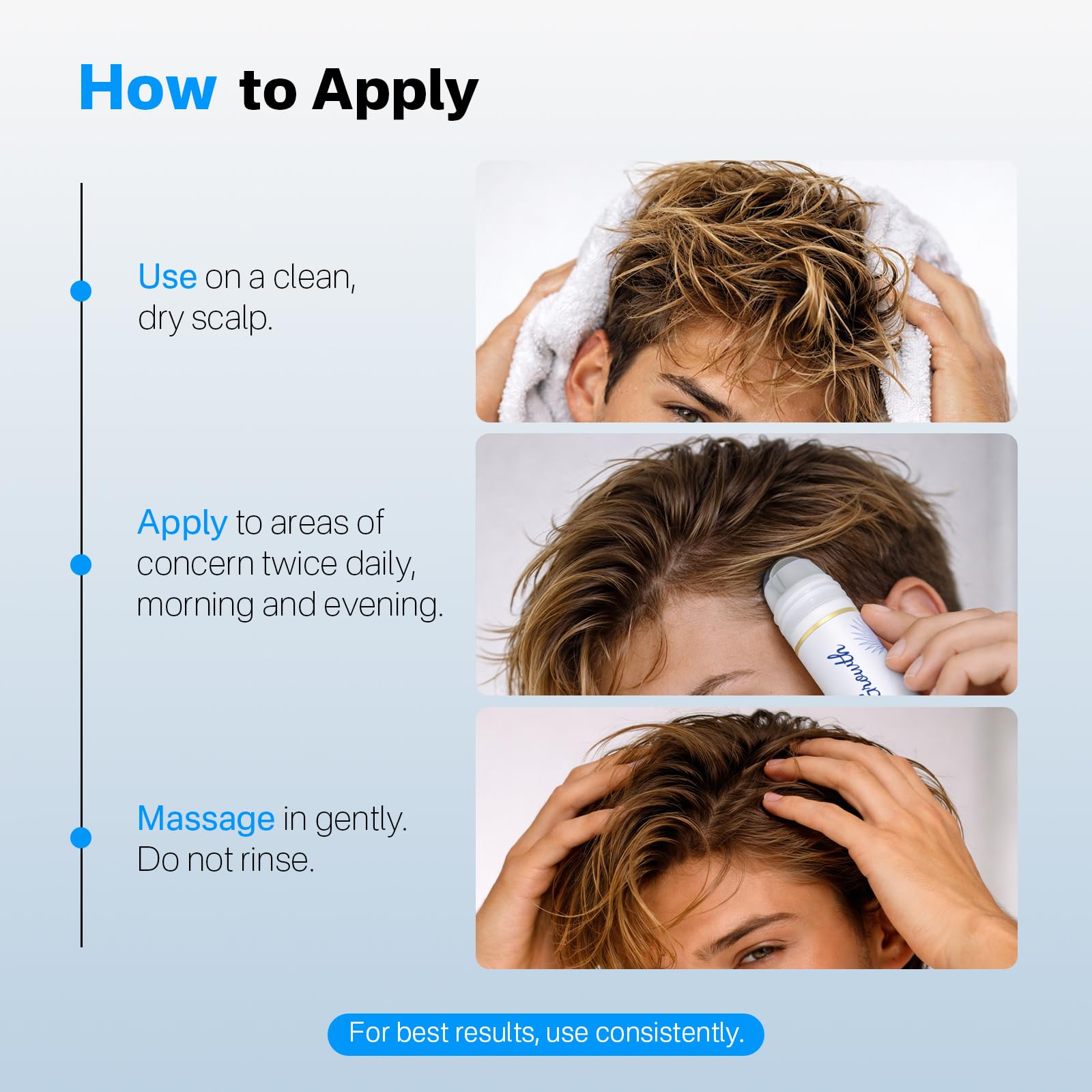 SORNBEO Hair Growth Serum Roll-On – Rosemary & Saw Palmetto, Non-Greasy Scalp Serum, 0.84 fl oz