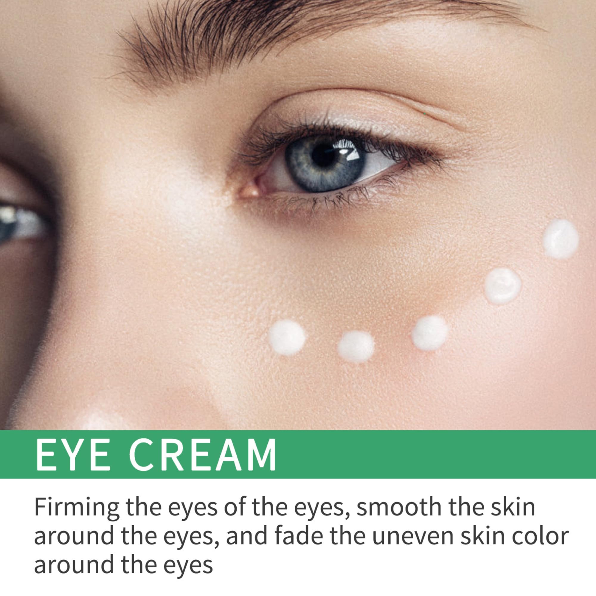 SORYA Caffeine Eye Cream for Dark Circles & Puffiness – Anti-Aging Day & Night Formula with Niacinamide & Peptides