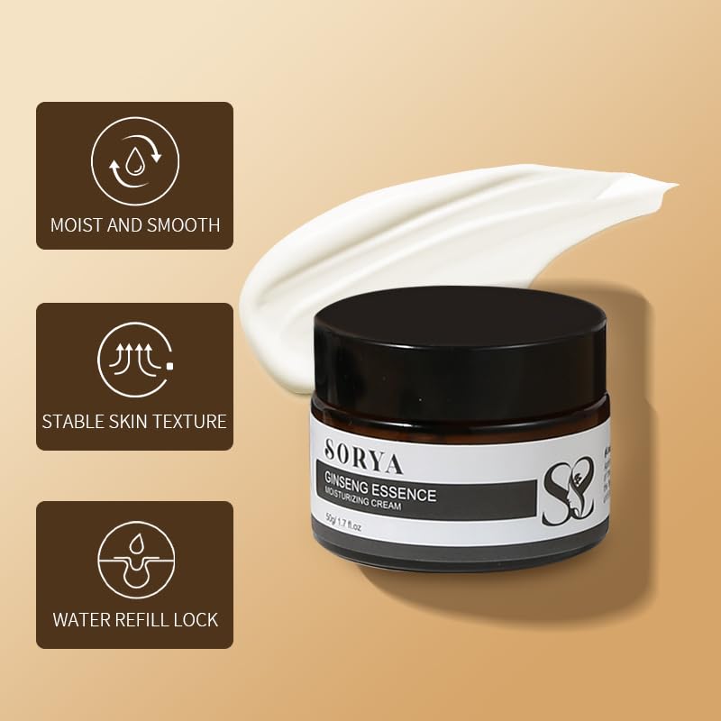 SORYA Korean Red Ginseng Skin Care Set (8-Piece) – Complete Daily Routine