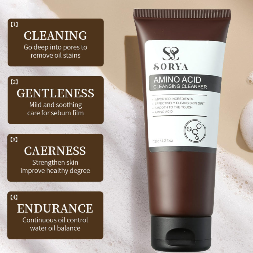 SORYA Korean Red Ginseng Skin Care Set (8-Piece) – Complete Daily Routine