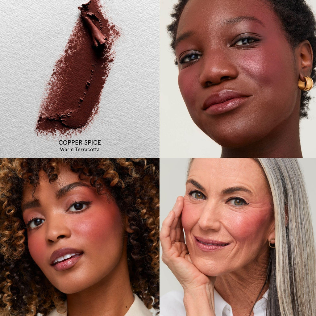 SOSHE Beauty Blurring Pillow Blush Refill – Copper Spice | Featherlight Cream-to-Powder Finish