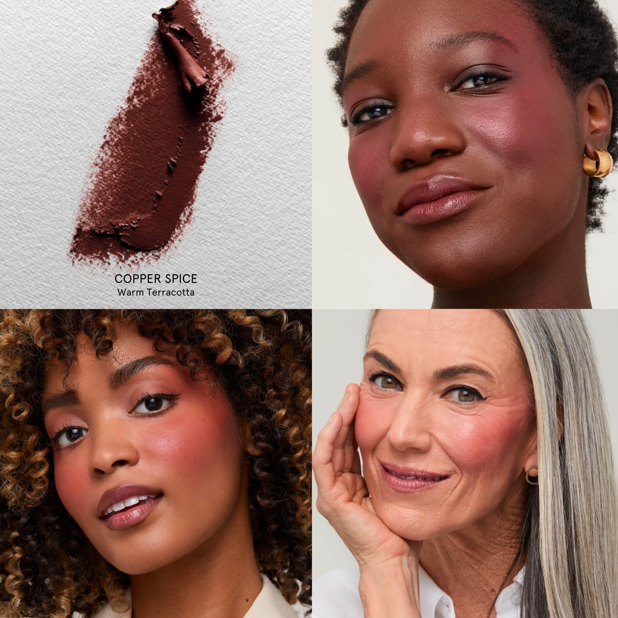 SOSHE Beauty Blurring Pillow Blush Refill – Copper Spice | Featherlight Cream-to-Powder Finish