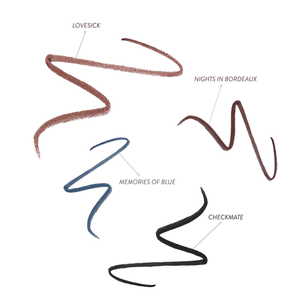 SOSHE Beauty Waterproof 1.5mm Gel Eyeliner Refill – Lovesick Burgundy Brown, Smudge-Proof, Cruelty-Free, Plastic Negative