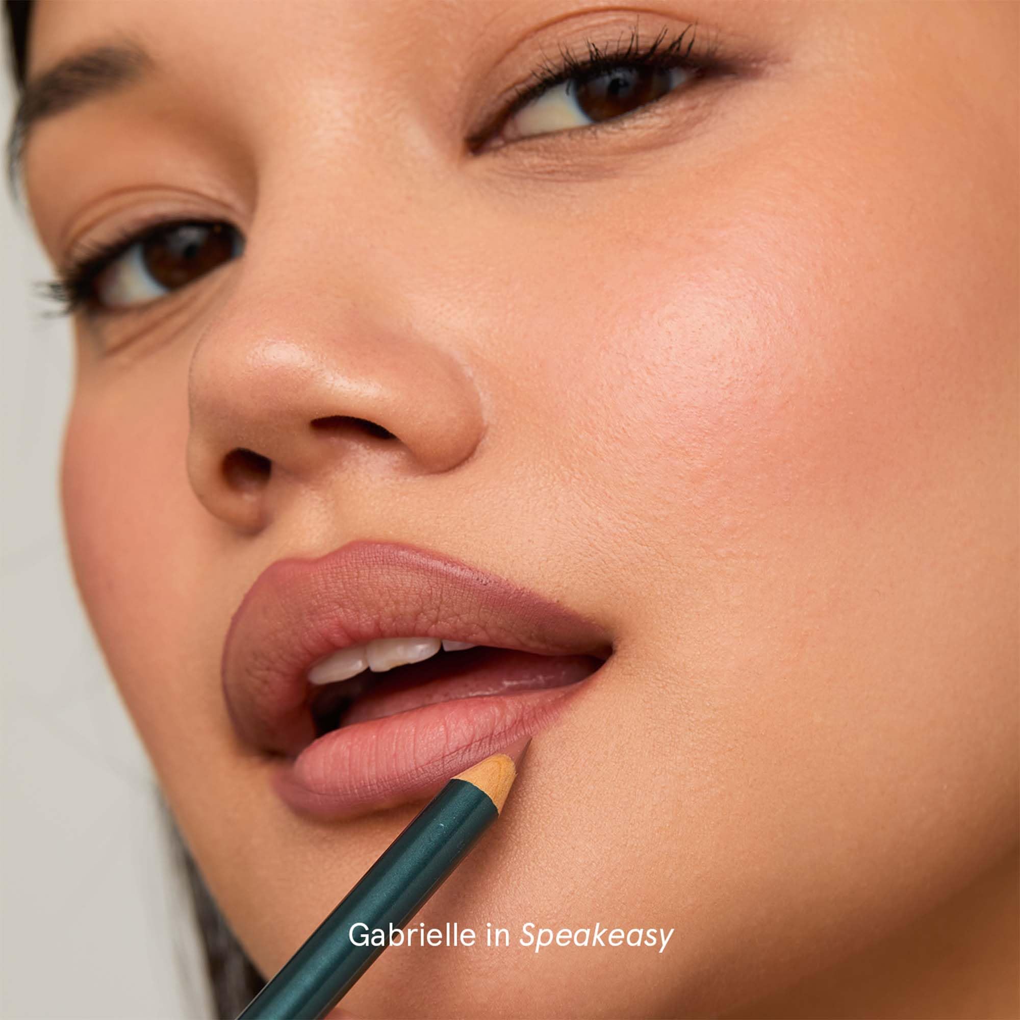 SOSHE Beauty Soft Glide Lip Liner – Speakeasy Dusty Mauve | Hydrating, Smooth, Cruelty-Free