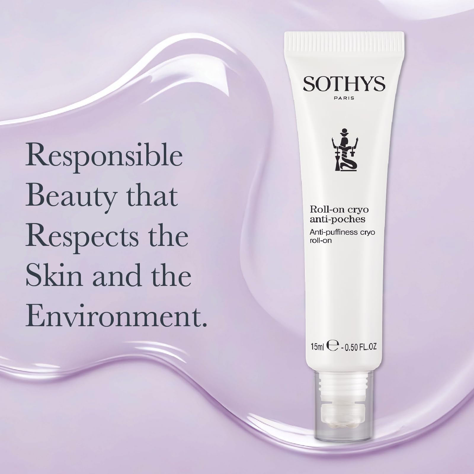 SOTHYS Anti-Puffiness Cryo Roll-On | Eye Roller for Dark Circles
