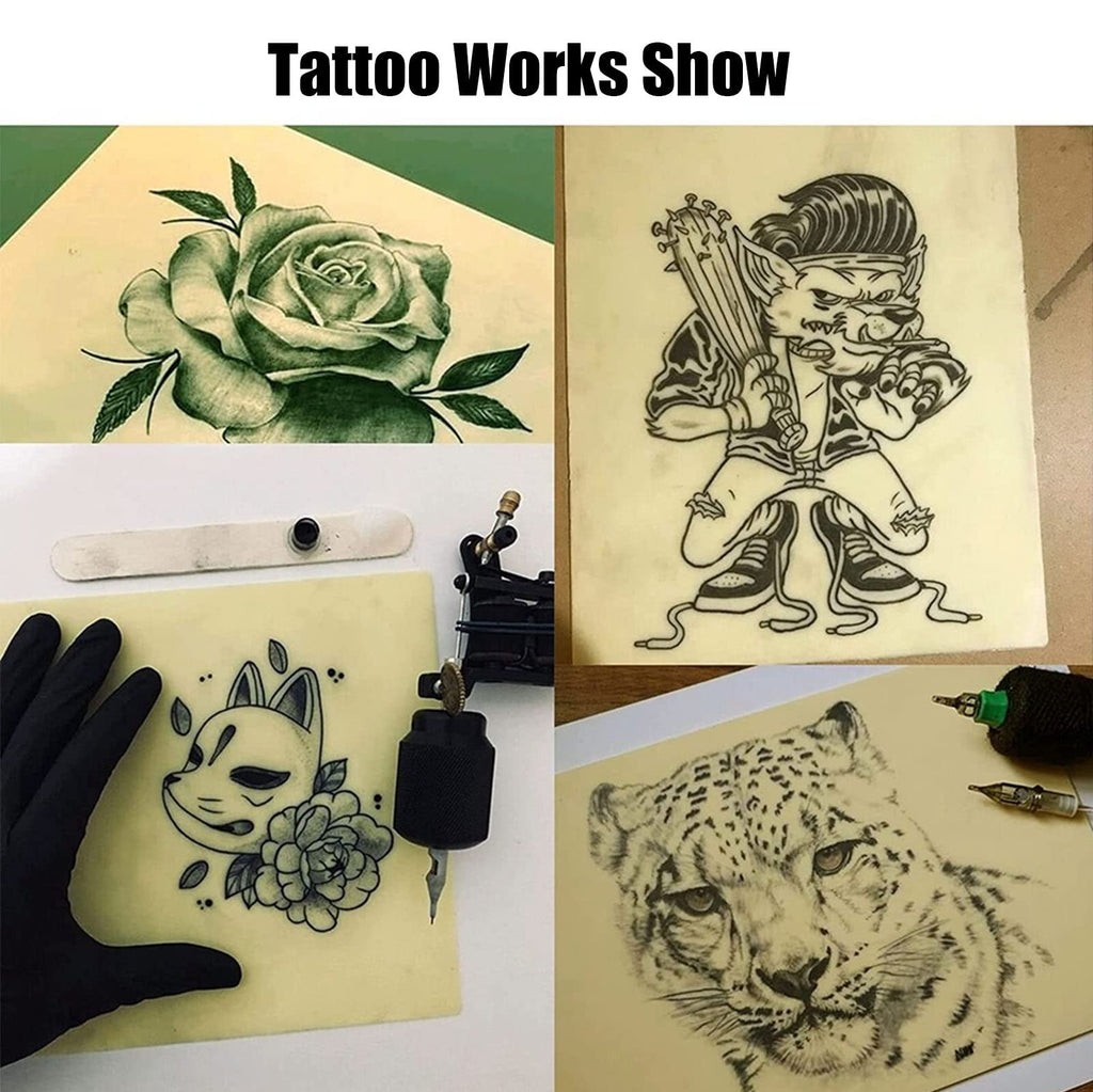 SOTICA 3MM Tattoo Skin Practice – 6-Pack Silicone Skins 12x8