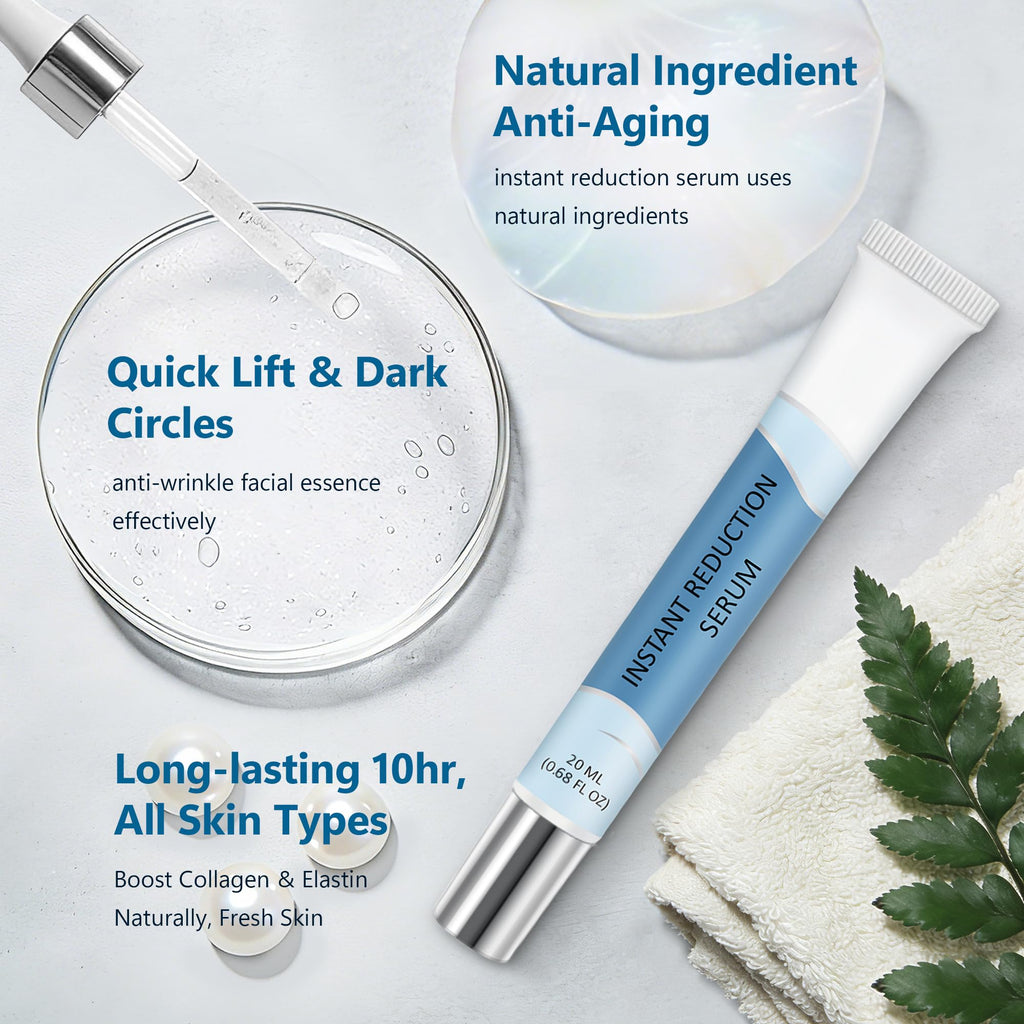 Sounece Instant Eye Lift Serum – 20ML | Visibly Reduces Under-Eye Bags, Dark Circles & Puffiness