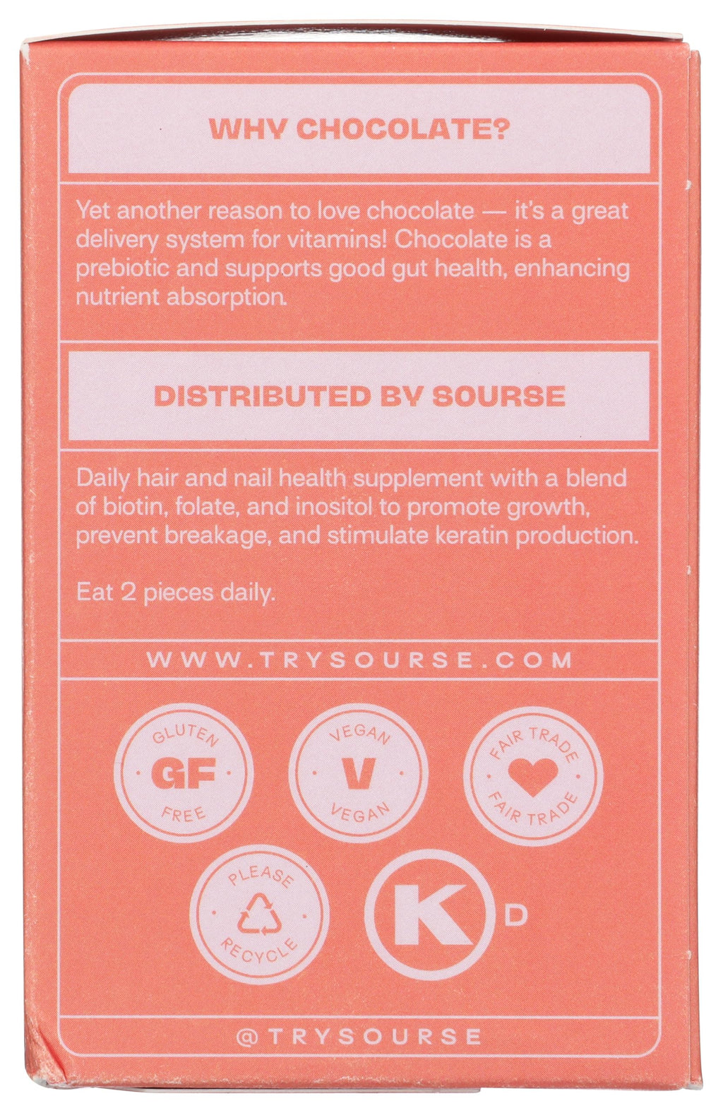 Sourse Hair Grow Bites – 60 Count | Hair Health Supplements