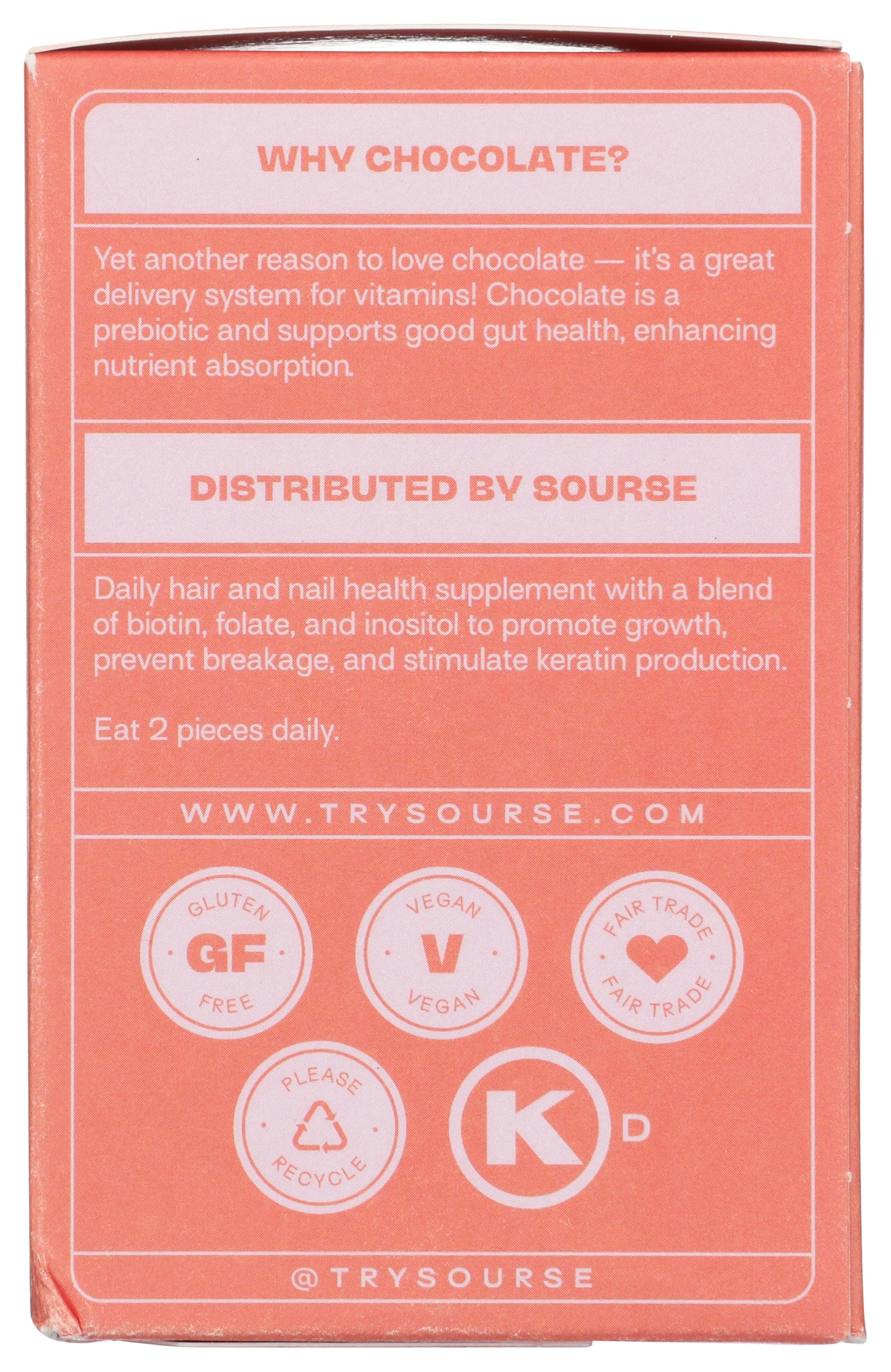 Sourse Hair Grow Bites – 60 Count | Hair Health Supplements