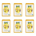 South Of France SoF Lemon Verbena Triple Milled Bar Soap – Coconut Oil & Organic Shea Butter – Vegan & Non-GMO – 6 Bars (6 oz Each)