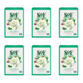 South Of France SoF Gardenia Triple Milled Bar Soap – Coconut Oil & Shea Butter | Vegan & Non-GMO | 6 Bars