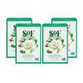 South Of France SoF Triple-Milled Gardenia Bar Soap – Coconut Oil & Organic Shea Butter, Vegan & Non-GMO, 4 x 6 oz