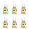 South Of France SoF Hydrating Foaming Hand Wash — Organic Agave & Coconut Oil (Vegan, Non-GMO) 8 oz × 6