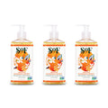 South Of France SoF Nourishing Hand Wash – Orange Blossom & Honey, 3 x 8 oz, Vegan & Non-GMO