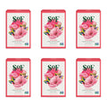 South Of France SoF Wild Rose Triple Milled Bar Soap – Coconut Oil & Organic Shea Butter | Vegan & Non-GMO | 6 x 6 oz