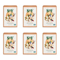 South Of France SoF Triple Milled Soap – Coconut Oil & Organic Shea Butter, Vegan & Non-GMO, Sweet Almond, 6 Bars (6 oz each)