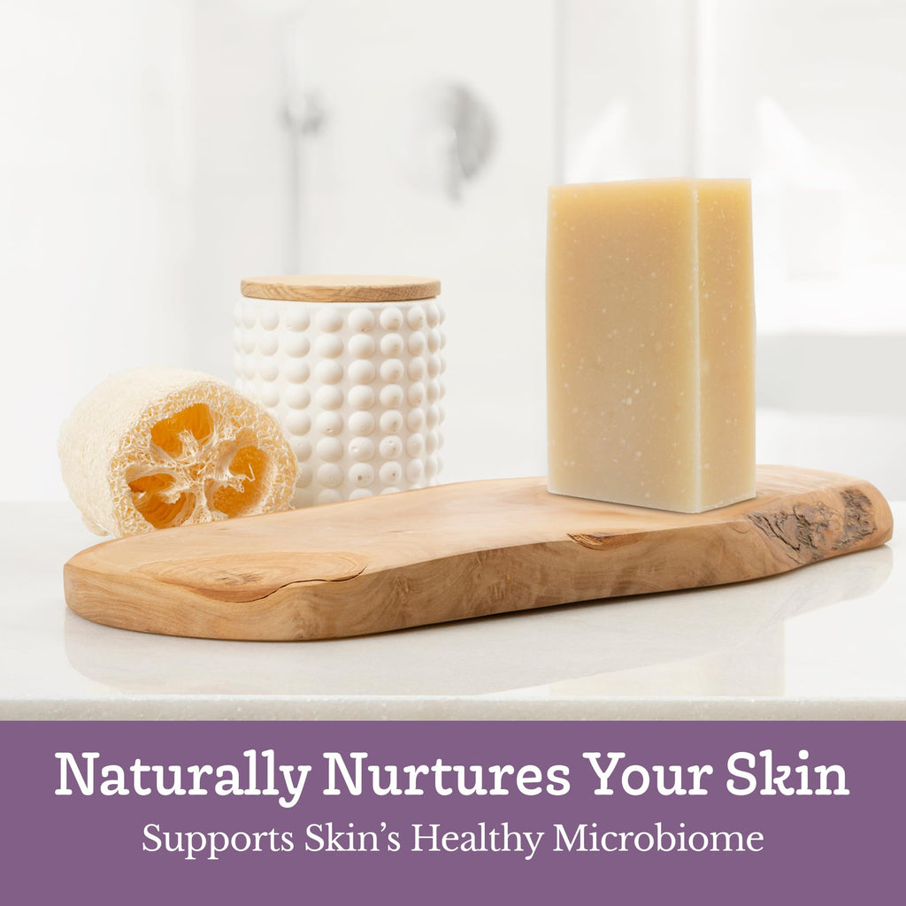 Southern Natural Goat Milk Soap Bar Lavender 3-Pack – Natural Handmade Soap for Dry, Sensitive Skin