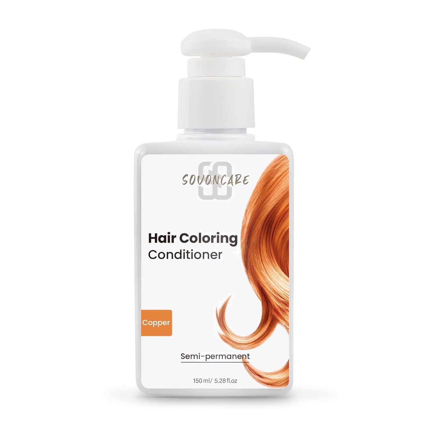 SOVONCARE Hair Color Depositing Conditioner - Light Copper | Semi-Permanent Color, 5.28 oz