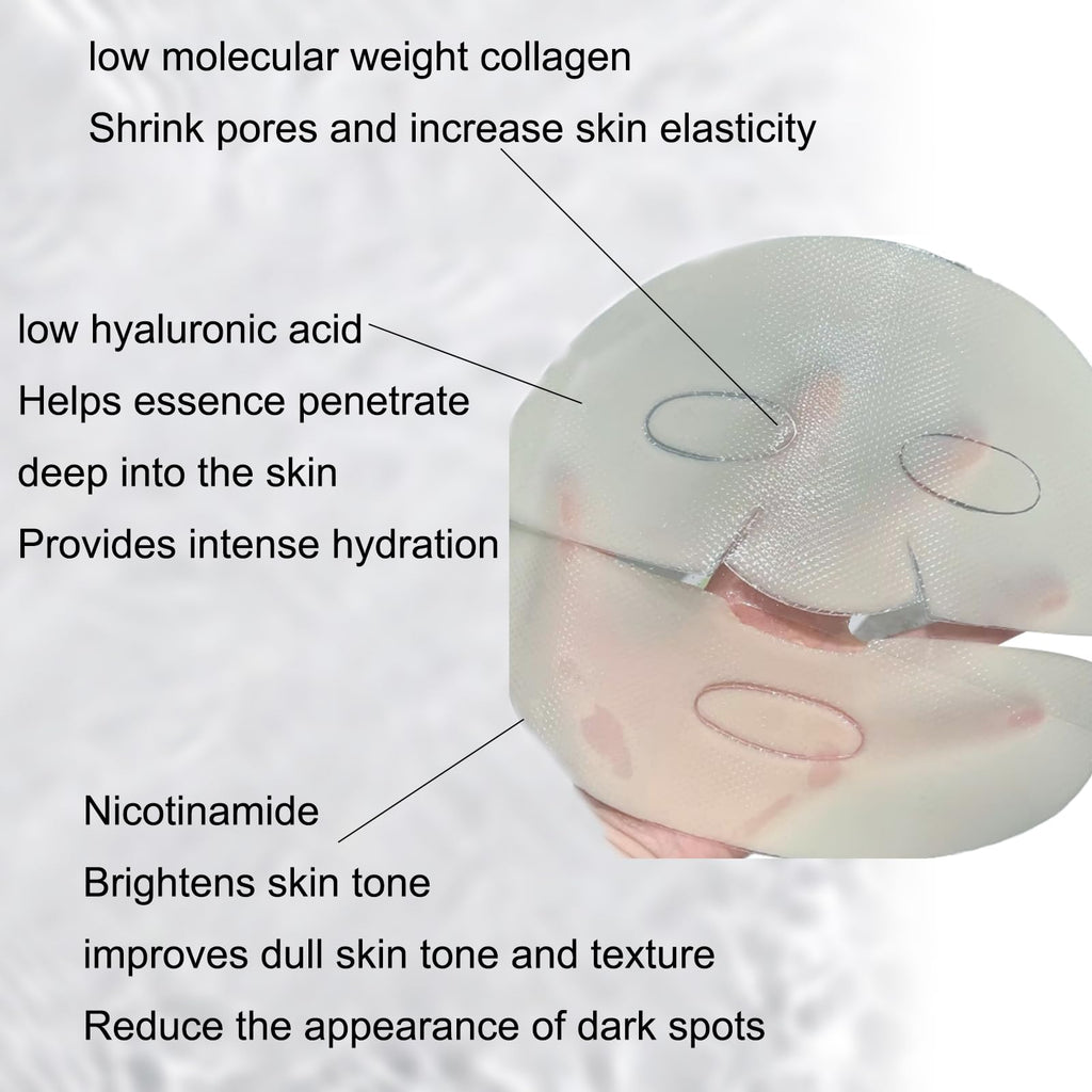 SOYUB Collagen Face Mask – Hydrating Overnight Mask for Elasticity, Firmness & Moisture (4 pcs)